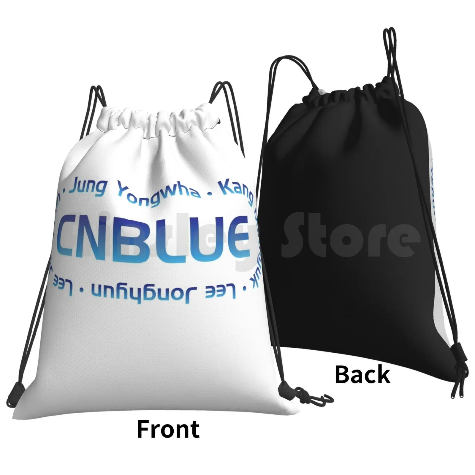 Cnblue Backpack Drawstring Bags Gym Bag Waterproof Cnblue Yongwha Jung Yongwha Jonghyun Lee Jonghyun Minhyuk Kang Minhyuk