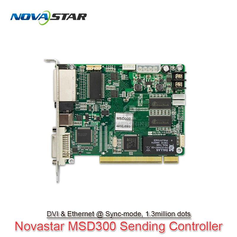 Novastar – carte d'envoi MSD300 synchrone pour écran d'affichage vidéo LED polychrome, 1.3 millions de Pixels maximum, rvb
