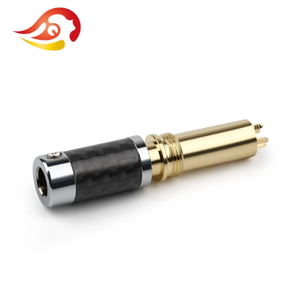 QYFANG Upgrade 4.4mm 5 Pole Stereo Female Main Body Balance Earphone Plug Metal Adapter Audio Jack Wire Connector For NW-WM1Z/A