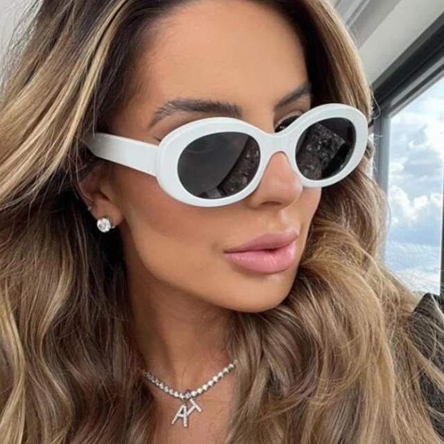 Gafas de sol blancas mujer sale