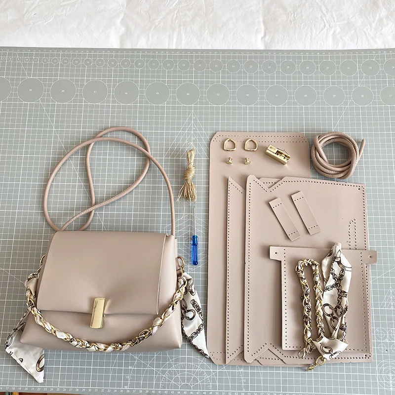 Handmade Stitched Crossbody Adjustable Shoulder Bag Strap Customized Handbag Making Kit DIY Craft Supplies for Women Gift