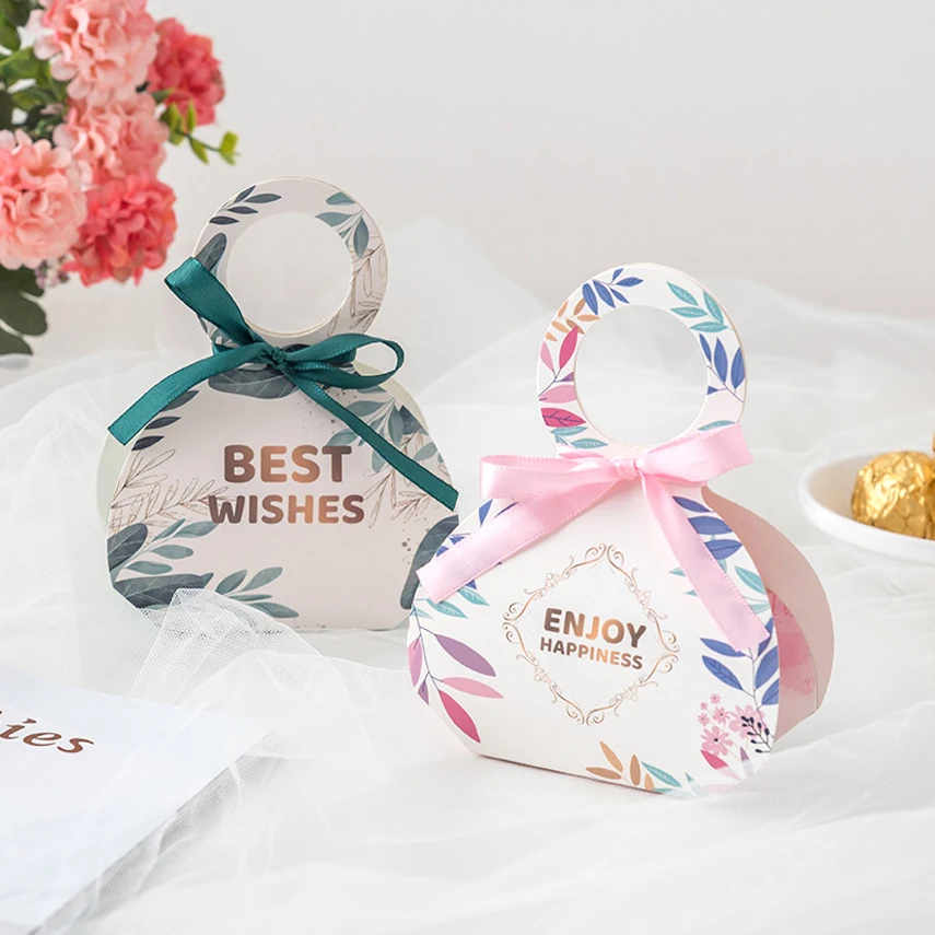 Creative Smile Best Wishes souvenir portable Travel Gift Box Wedding Birthday mystery box Christmas Favor Present Boxes Packing