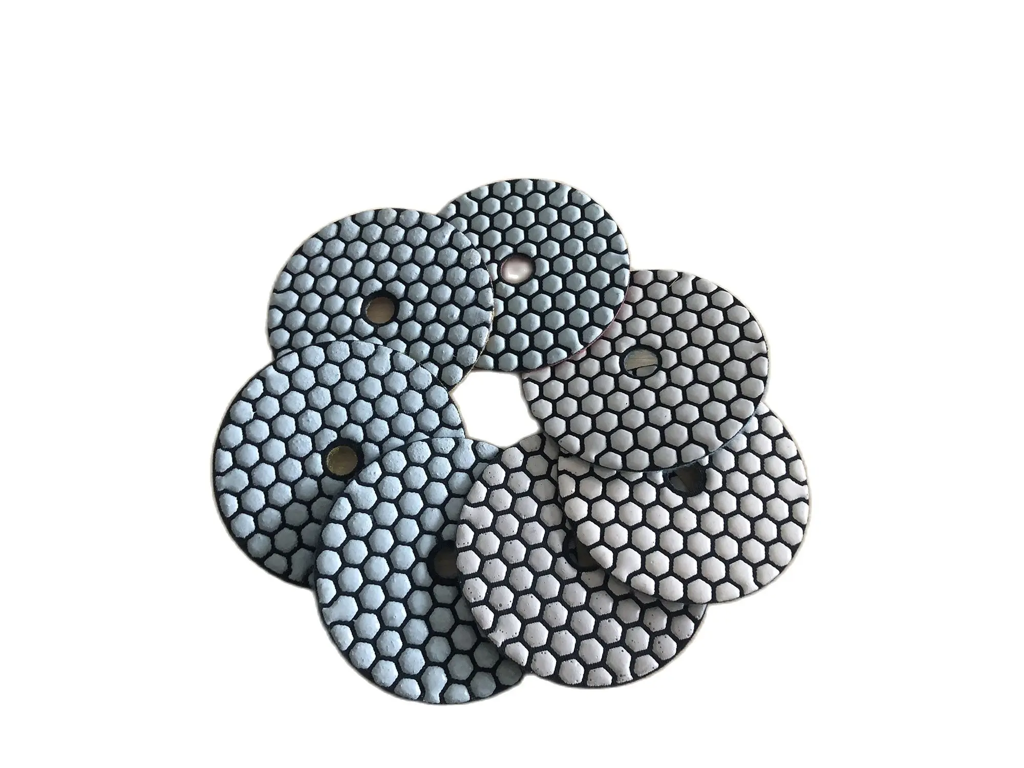 4 Inch 100mm Abrasive Diamond Dry Polishing Pad Flexible For Grinding And Cleaning Granite Stone Concrete Marble Sanding Disc