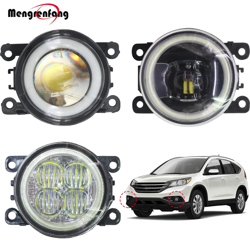 2 X Car LED Fog Light Bulb H11 Halo Ring Angel Eye DRL Daytime Running Light 12V For Honda CR-V CRV 2.4L L4 2012 2013 2014