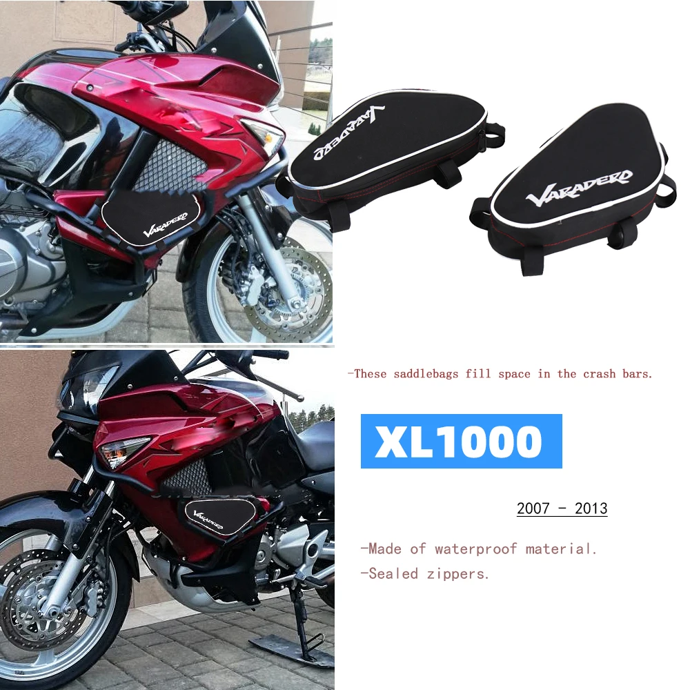 

For GIVI / For Kappa Motorcycle Frame Crash Bars Waterproof Bag Repair Tool Placement Bag For Honda Varadero XL1000 2007 - 2013