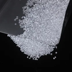 0.5ct Wholesale Size Price 0.8~3.0mm D Color Round Cut Lab Grown Loose Moissanites Stone Small Size