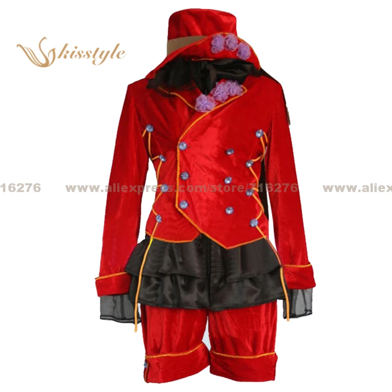 

Kisstyle Fashion Black Butler Ciel Phantomhive Uniform COS Clothing Cosplay Costume,Customized Accepted