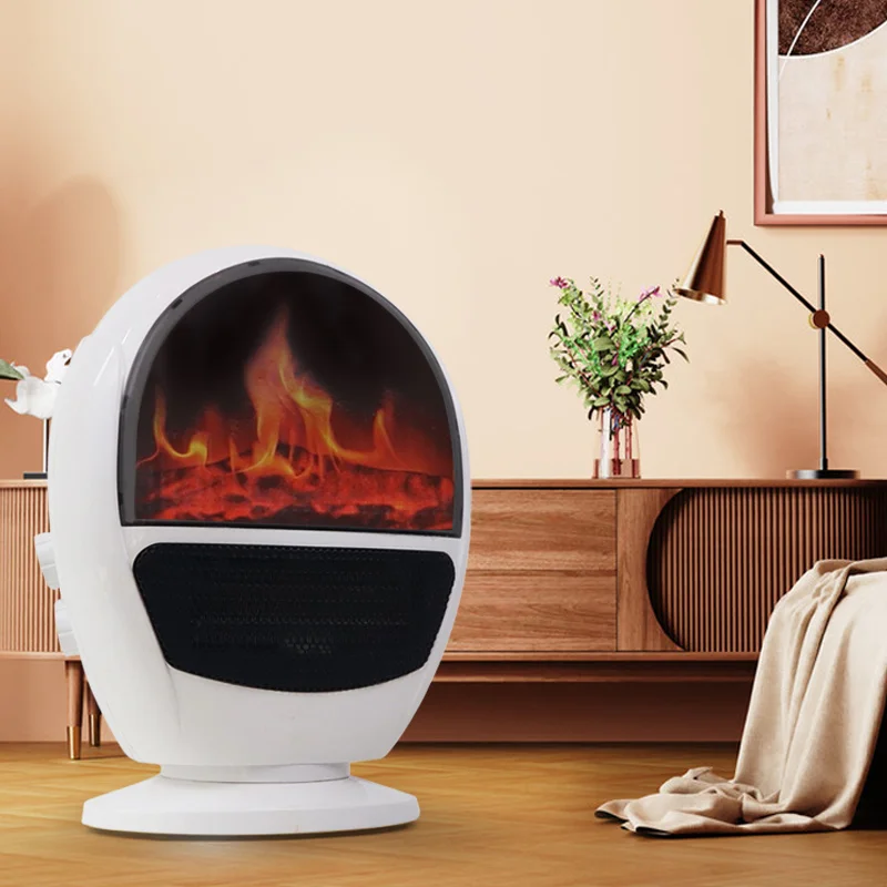 Pemanas Listrik Lantai Pemanas Hangat 3D Simulasi Api untuk Musim Dingin Peralatan Rumah Tangga Hemat Energi Mesin Hangat 220V QN36