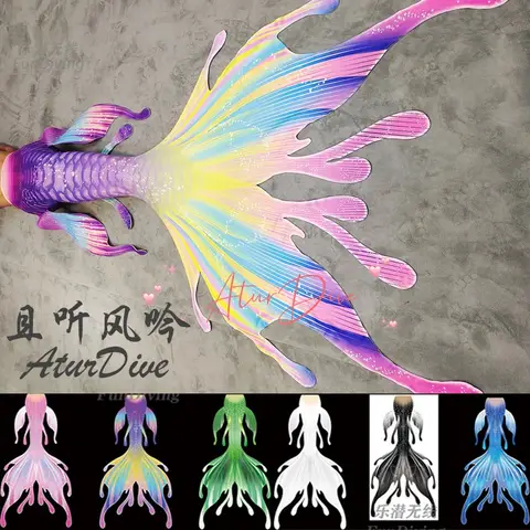 Profesyonel büyük Denizkızı kuyruğu Okyanus Müzesi performans kıyafetleri büyük Denizkızı yüzgeçleri giyebilir Profesyonel Özelleştirilmiş Akvaryum