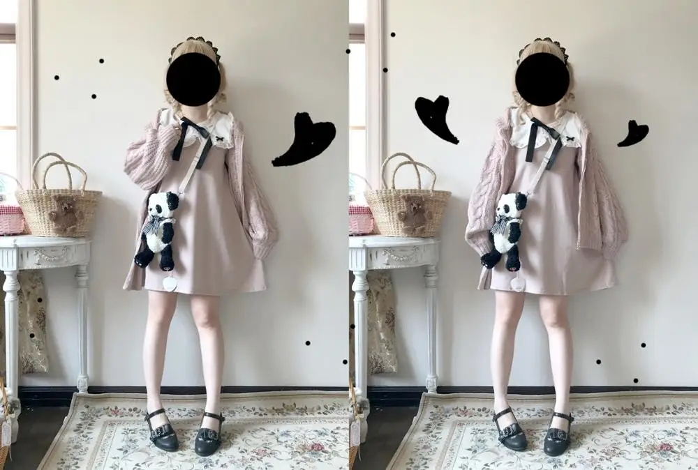 Vestido de lolita Estilo vintage para chica, prenda de cintura alta, estilo victoriano, kawaii, gótico, lolita op loli