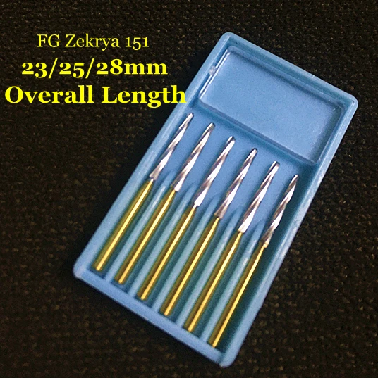 

6pcs/pack Dental Tungsten carbide bur drills Zekrya tooth extraction FG burs for dental clinic lab high seed