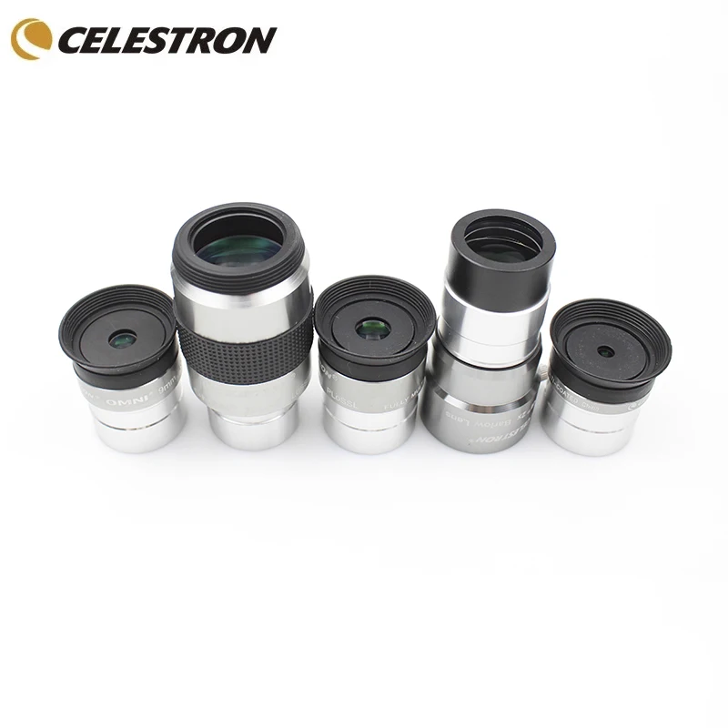 

Celestron 1.25" Plossl Eyepiece Kit 4mm 9mm 12mm 32mm Full Multi-Coated + 2x Barlow Lens Astronomy Monocular Telescope Accessory