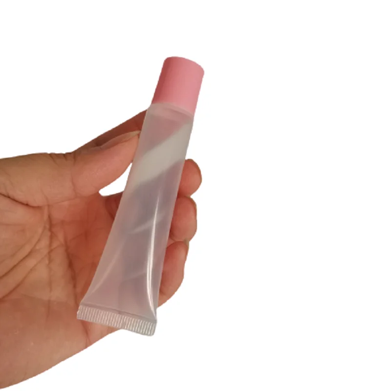 

15ml Squeeze Lip Gloss Tube Clear Packaging Container Empty Cosmetic Bottle 15g Plastic Lip Gloss Squeeze Tubes 50 Pieces