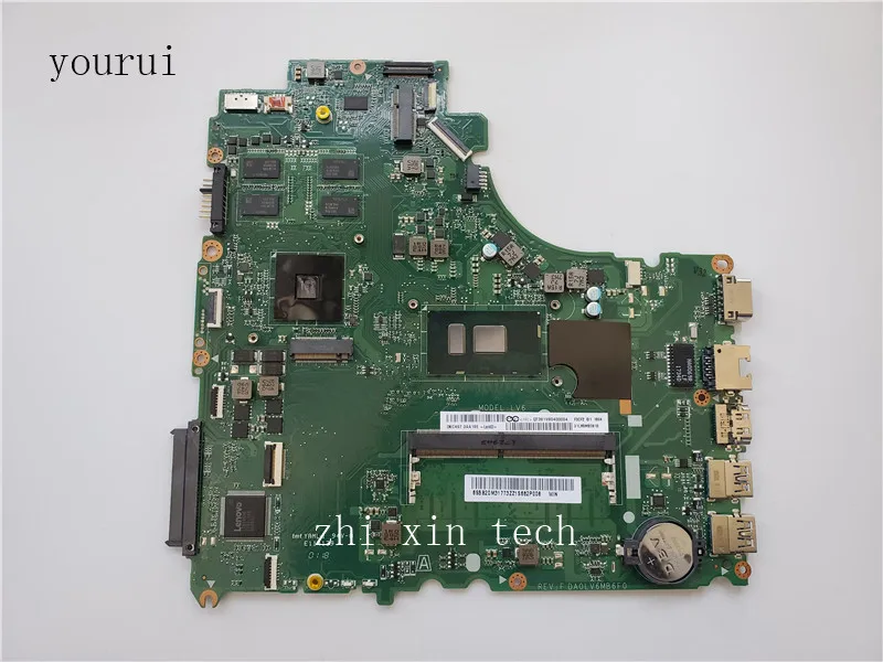 yourui DA0LV6MB6F0 Mainboard For Lenovo V310-15IKB V310-14ISK Laptopmotherboard with i5-7200u CPU Test ok