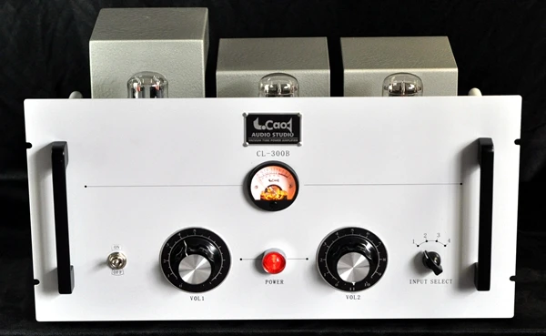 Lao Cao 14W*2 CL300B AC filament 300B direct heating single-ended tube amplifier four sets of RCA input 20HZ-20KHZ