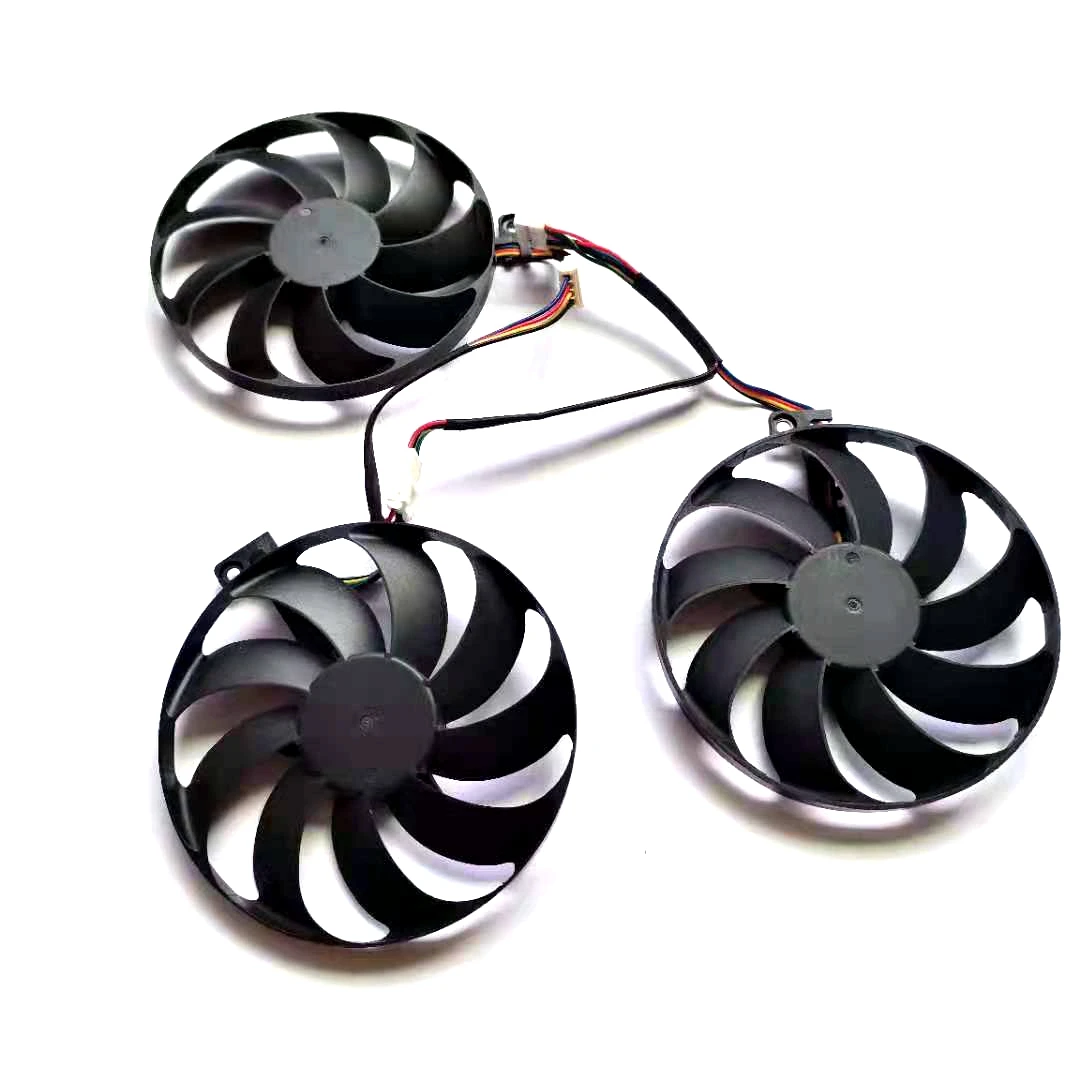 Nouveau T129215SU 3 pièces/lot 88mm 7pin pour ASUS ROG STRIX-RTX 2070 2080TI RTX2080 RX 5600 XT RX 5700XT foulant carte ventilateur de refroidissement