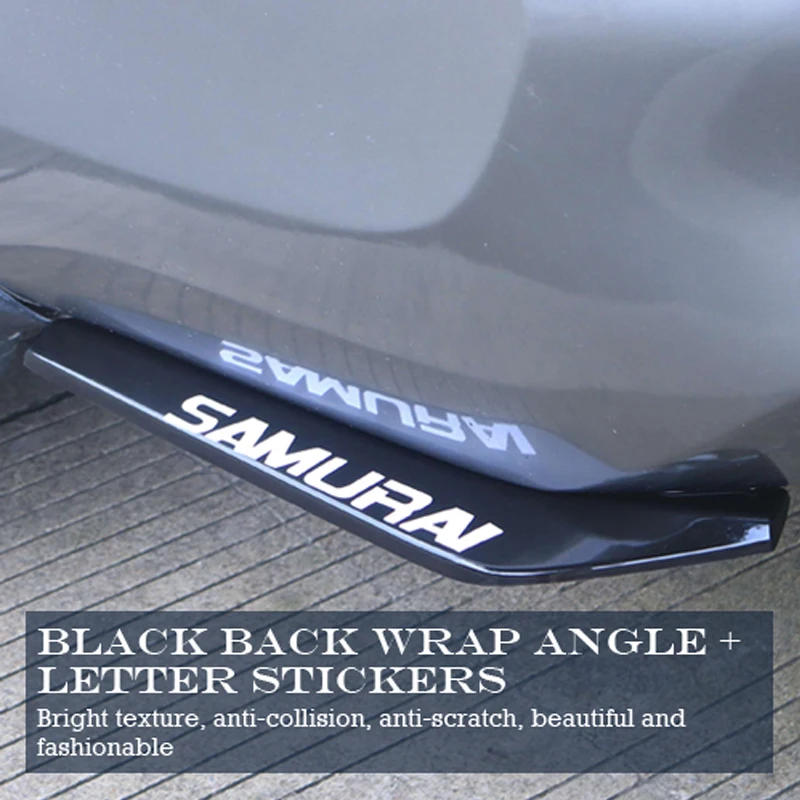 

Automobile general rear bumper spoiler canard diffuser automobile general wrap angle modified rear wrap angle fender