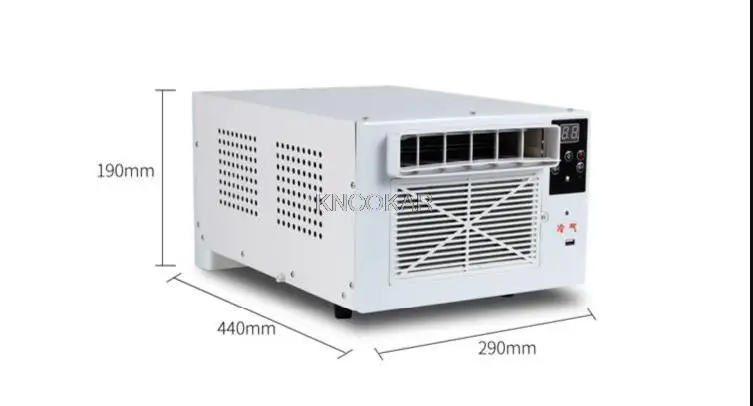 Mini climatiseur portable 220V, installation gratuite, charge rapide USB, télécommande pour la maison, le bureau, l'industrie extérieure