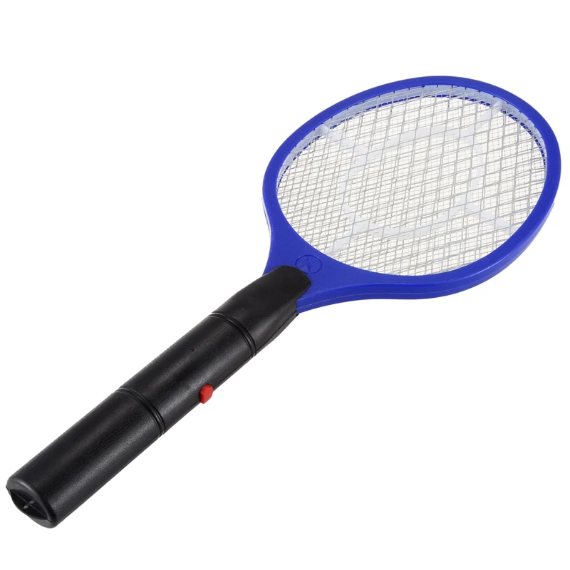 WSFS Hot Batteries Operated Hand Racket Electric Mosquito Swatter Insect Home Garden Pest Bug Fly Mosquito Swatter Killer