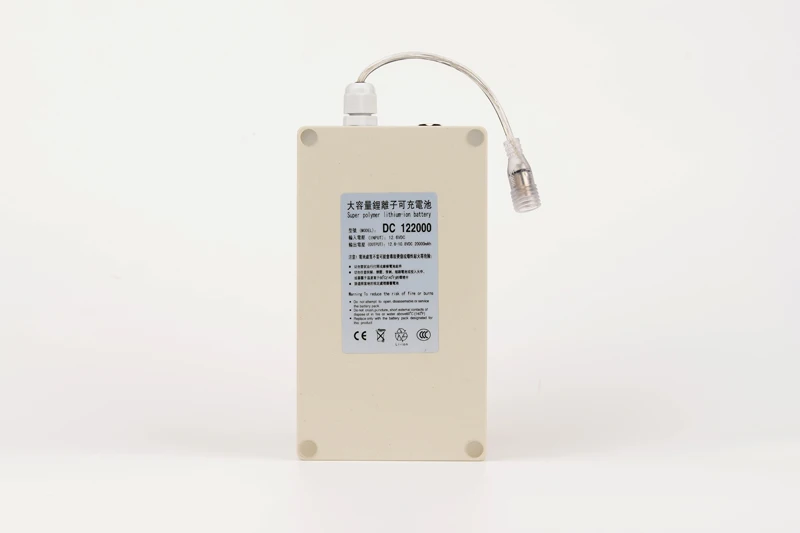 MasterFire 10 เซ็ต/ล็อต DC 122000 กันน้ํา 12V 20000mah Super ความจุแบตเตอรี่ลิเธียมโพลิเมอร์แบบชาร์จไฟได้ Pack สําหรับกล้องวงจรปิดกล้อง