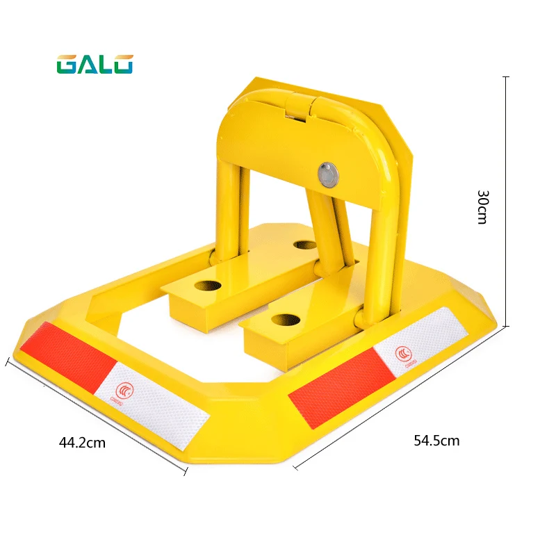 Octagon Stahl Auto Parkplatz Blocker, auto Parkplatz Barriere, Manuelle Parkplatz Schloss Poller post