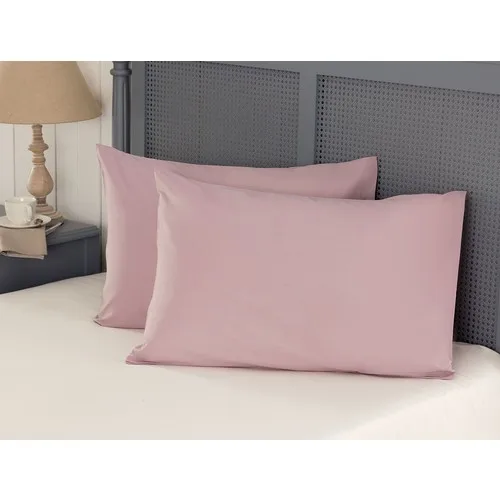 Madame Coco Manon Ranforce 2 Pcs Pillow Case-Outdoor Damson Casual and Comfortable English Home Decoration Decorative