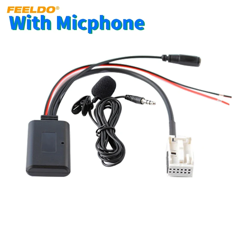 FEELDO Samochodowy bezprzewodowy moduł Bluetooth Adapter kabla Radio Audio Aux do Volkswagen RCD200 RCD210 RCD310 RNS300 RNS310