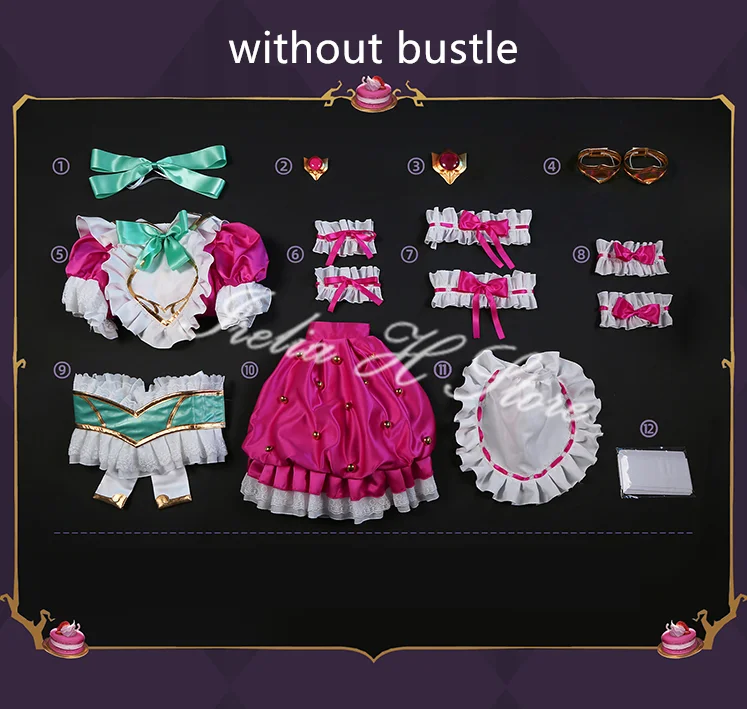 {STOCK} Irelia H Store Game LOL Cosplays Cafe Cutie Sivir Cosplay Costume Sivir New skin Lovely Maid dress female