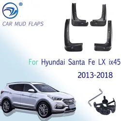 Car Mud Flaps For Hyundai Santa Fe LX ix45 2013 - 2018 Santafe Mudflaps Splash Guards Mud Flap Mudguards Styling 2014 2015 2016