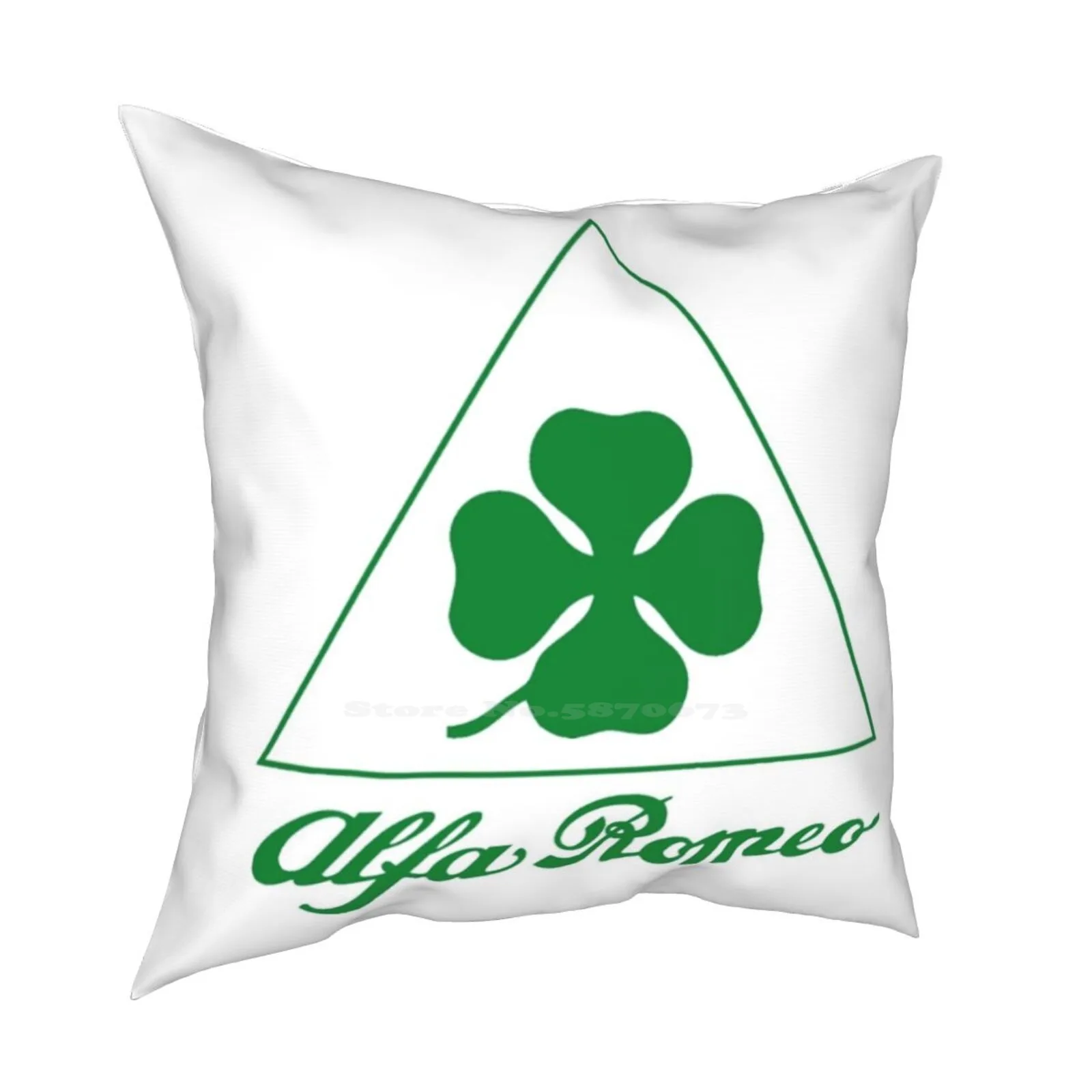 Quadrifoglio Green Romeo ( Green ) Soft Comfortable Pillowslip Pillowcase Romeo Alpha Giulia Myth Stelvio 4C 8C 166 159 156 147