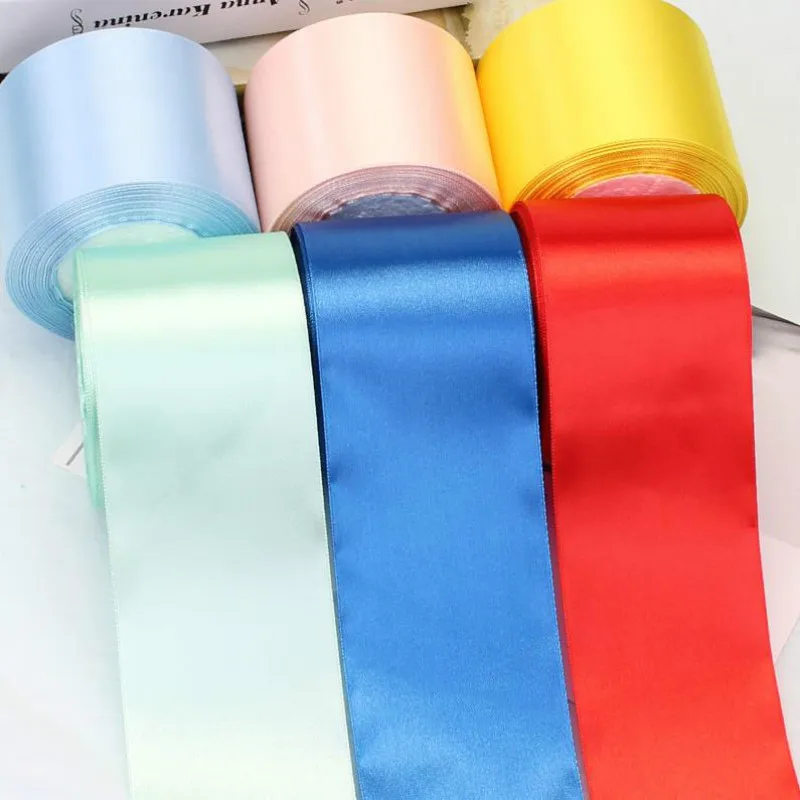 22meters/roll 8cm Satin Ribbons Handmade DIY Artificial Silk Roses Crafts Supplies Sewing Accessories Scrapbooking Material