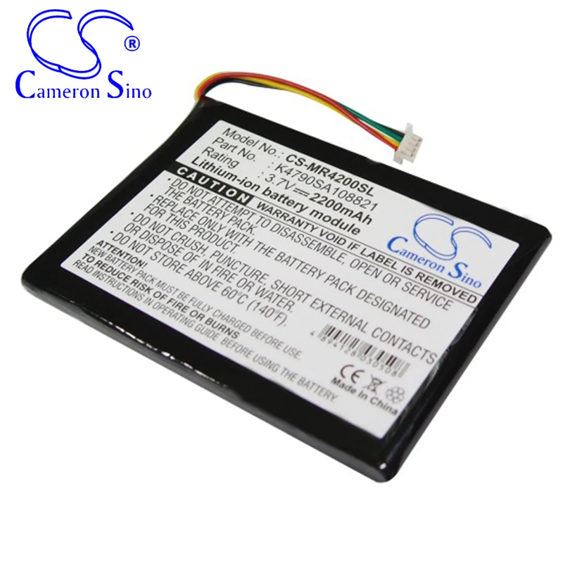 CameronSino Battery for Magellan Maestro 4200 Maestro 4210 Maestro 4220 Maestro 4250 fits K4790SA108821 GPS,Navigator battery