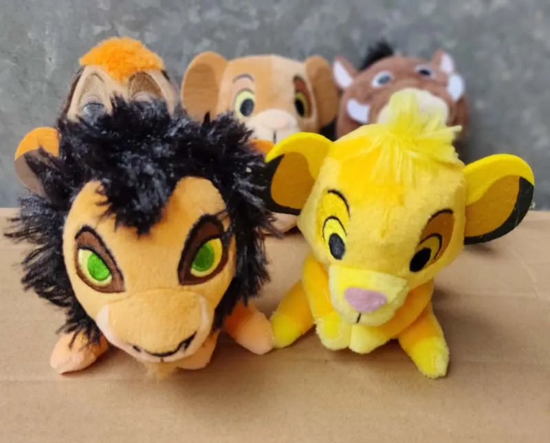 2019 New Disney Movie T-ART The Lion King Plush Toys Soft Cartoon Cute Baby Simba Cow Pumbaa Scar Peluche Dolls  Kid Gift