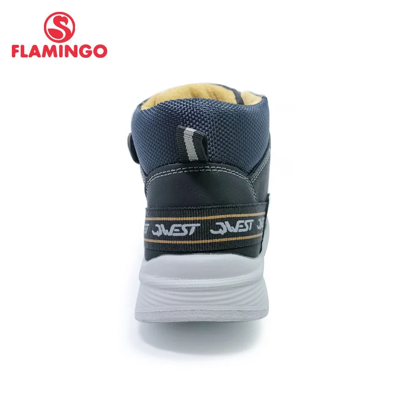 Flamingo outono meninos botas crianças sapato de alta qualidade tornozelo crianças sapatos com gancho & loop para meninos 202b-z5-2061