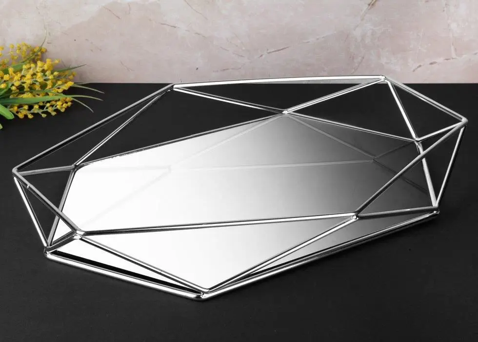 DOLBOVI Italian Prism Mirror Serving tray tray поднос plateau de service