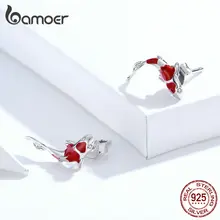 Red Fish Enamel Stud Earrings #4