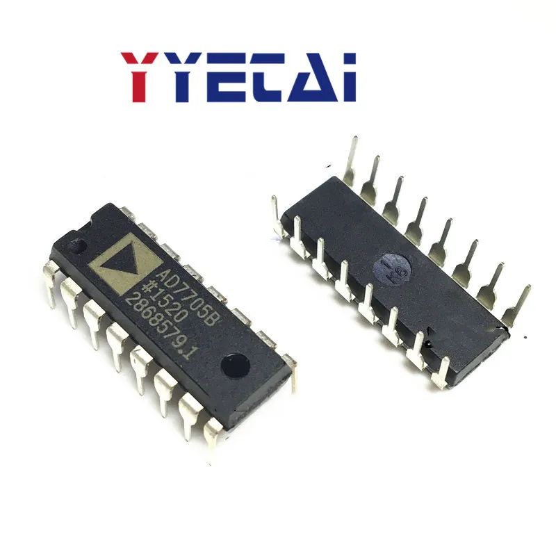 

TAI 5PCS AD7705BN AD7705BNZ 16-bit 2-channel AD converter DIP16 New original imported