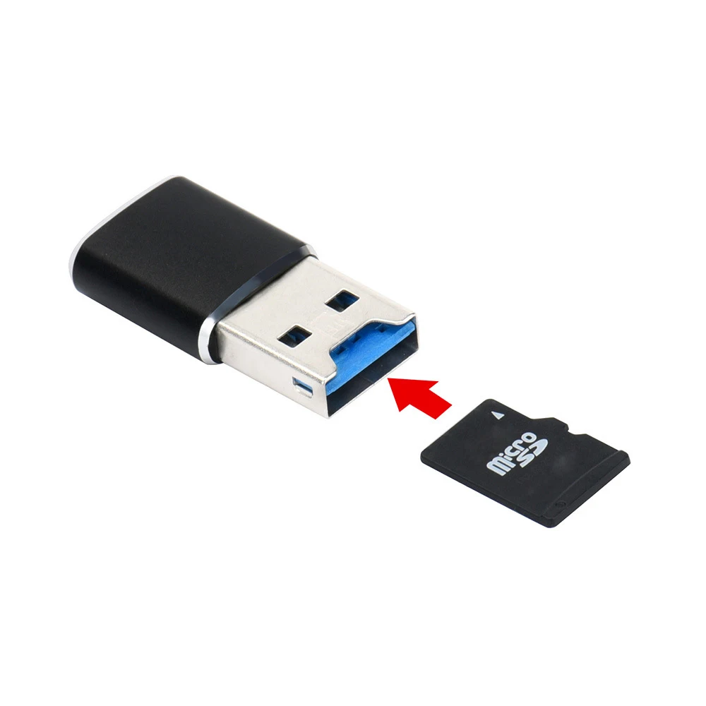 USB 3.0 to Micro SD SDXC TF Card Reader Writer Adapter 5Gbps Super Speed for Car Laptop
