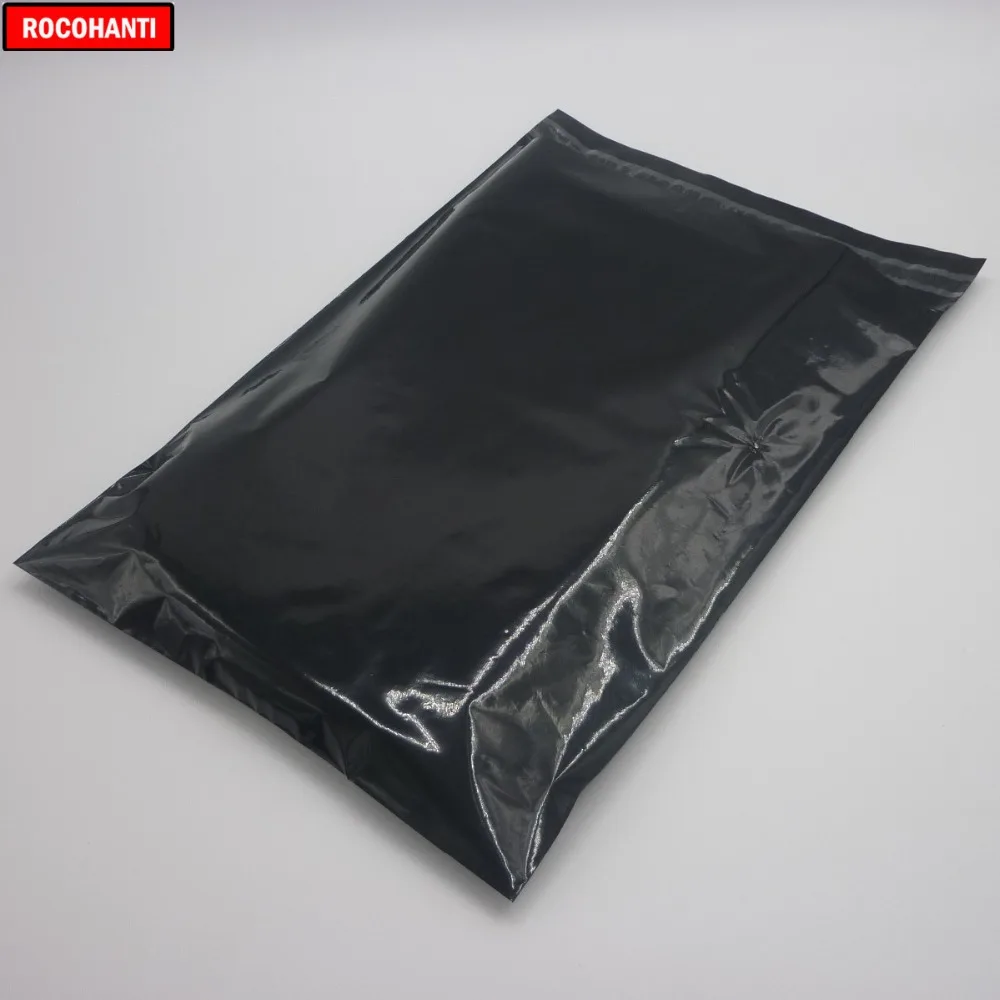 100pcs Custom Printed Matte Finish Black Shipping Bags With Logo Plastic Mail Poly Mailers Gift Package Mailing Bags for Clothes