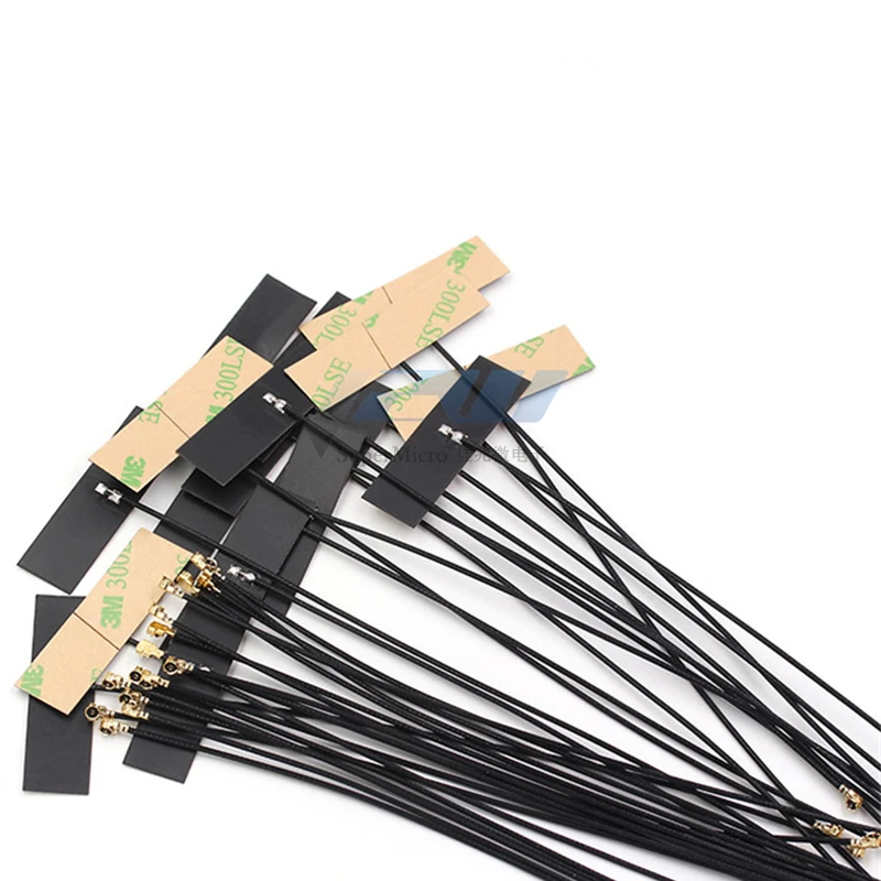 5 Pcs/Lot  WiFi 2.4G High Gain Built-in Flexible FPC Soft Antenna ZigBee Bluetooth Module Ipex Patch Antenna IPEX to FPC Antenna