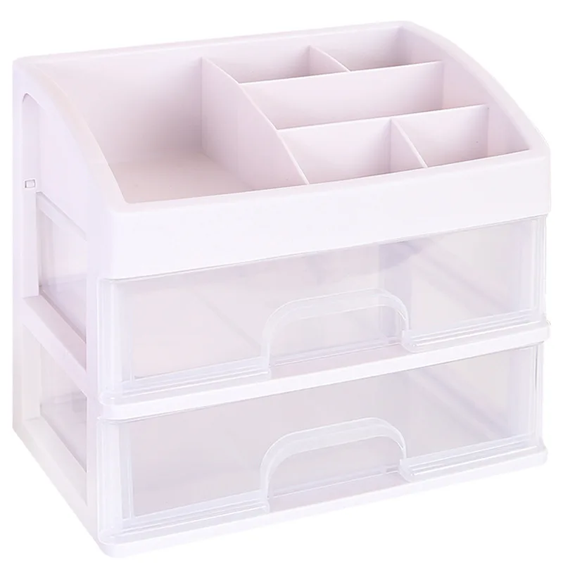 Imagem -05 - Kawaii Grande Capacidade Transparente tipo Gaveta Organizador de Mesa Caixa Armazenamento Caneta Titular Escola Bonito Escritório Papelaria