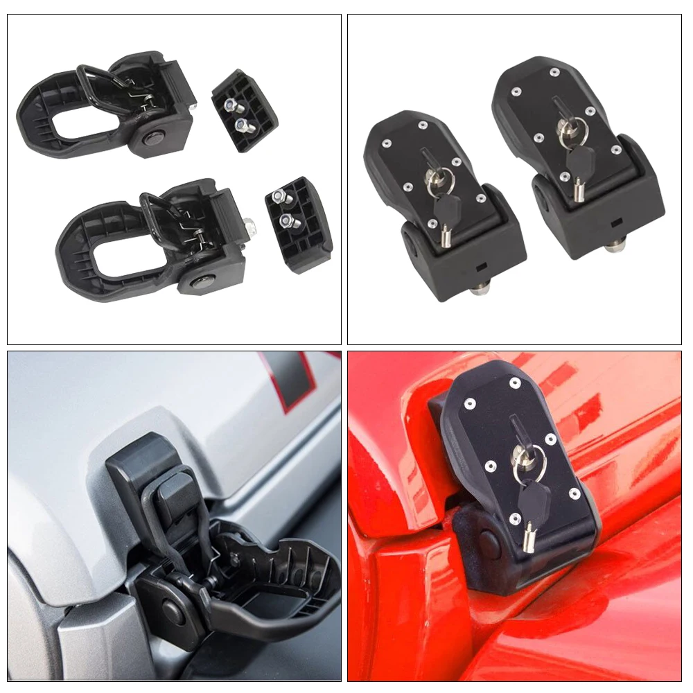 JL1077 JL Hood Lock for jeep wrangler JL 2018+ Hood Latches LANTSUN