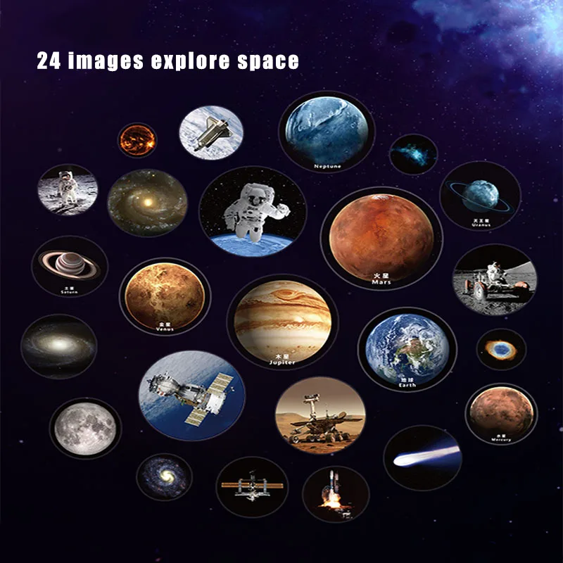 Children's Education Eight Solar System Planetary Model Toys Technology Planetary Rotating Celestial Observation Office Globe