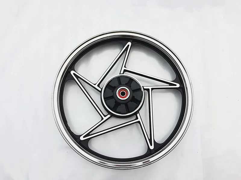 EN125-2/3 HJ125K-A/2A/3A Motorcycle Front Aluminum Alloy Wheel Hub Motorbike Scooter Rear Rims Back Wheel