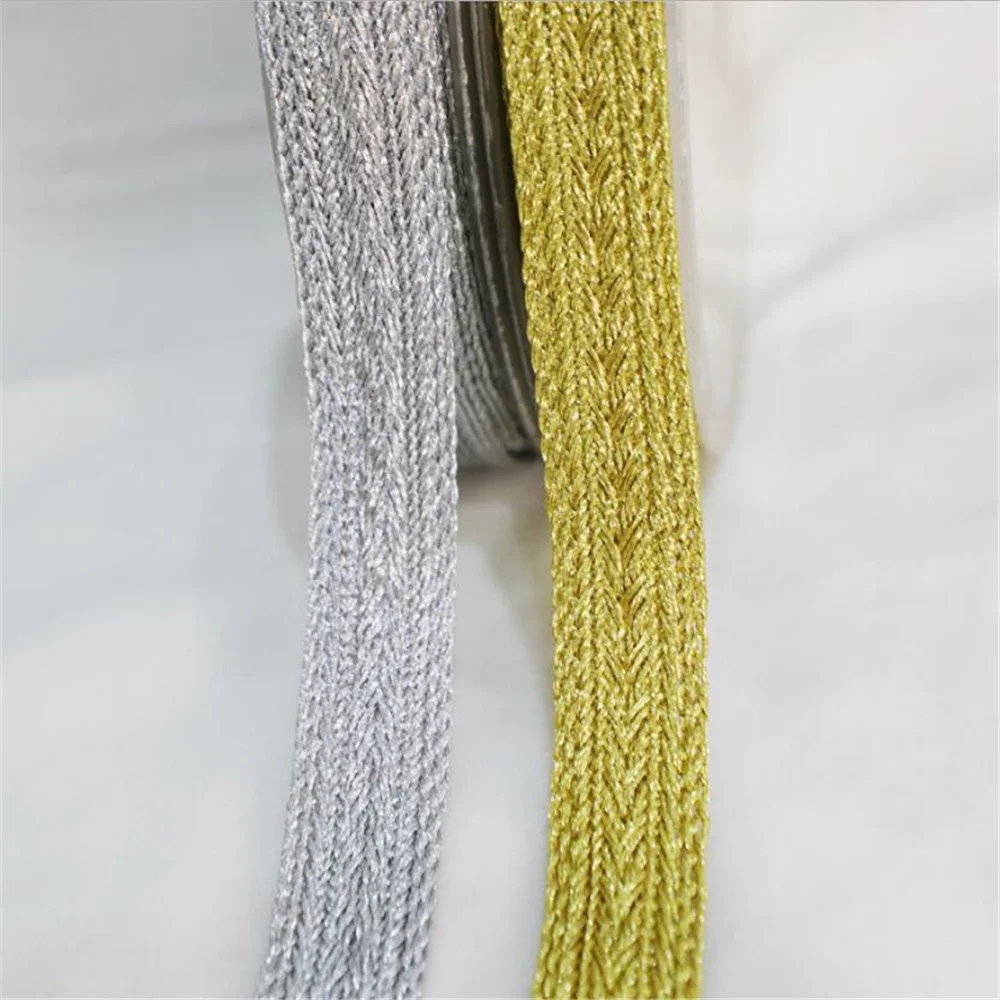 Braided Wire Ribbon for DIY Clothing Accessories, Webbing, Lace, Shoes and Hats, Decoration Materials, 1 Yard, 1.8Width