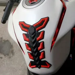 Motosiklet tankı Sticker 3D kauçuk gaz yakıt yağ tankı Pad koruyucu kapak Sticker çıkartmaları Honda Yamaha Kawasaki Suzuki için