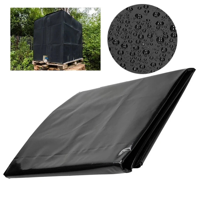 Outdoor Water Tank Protective Cover 1000 Liters IBC Container Waterproof And Dustproof Cover Oxford Cloth Sunscreen Outdoor Tool