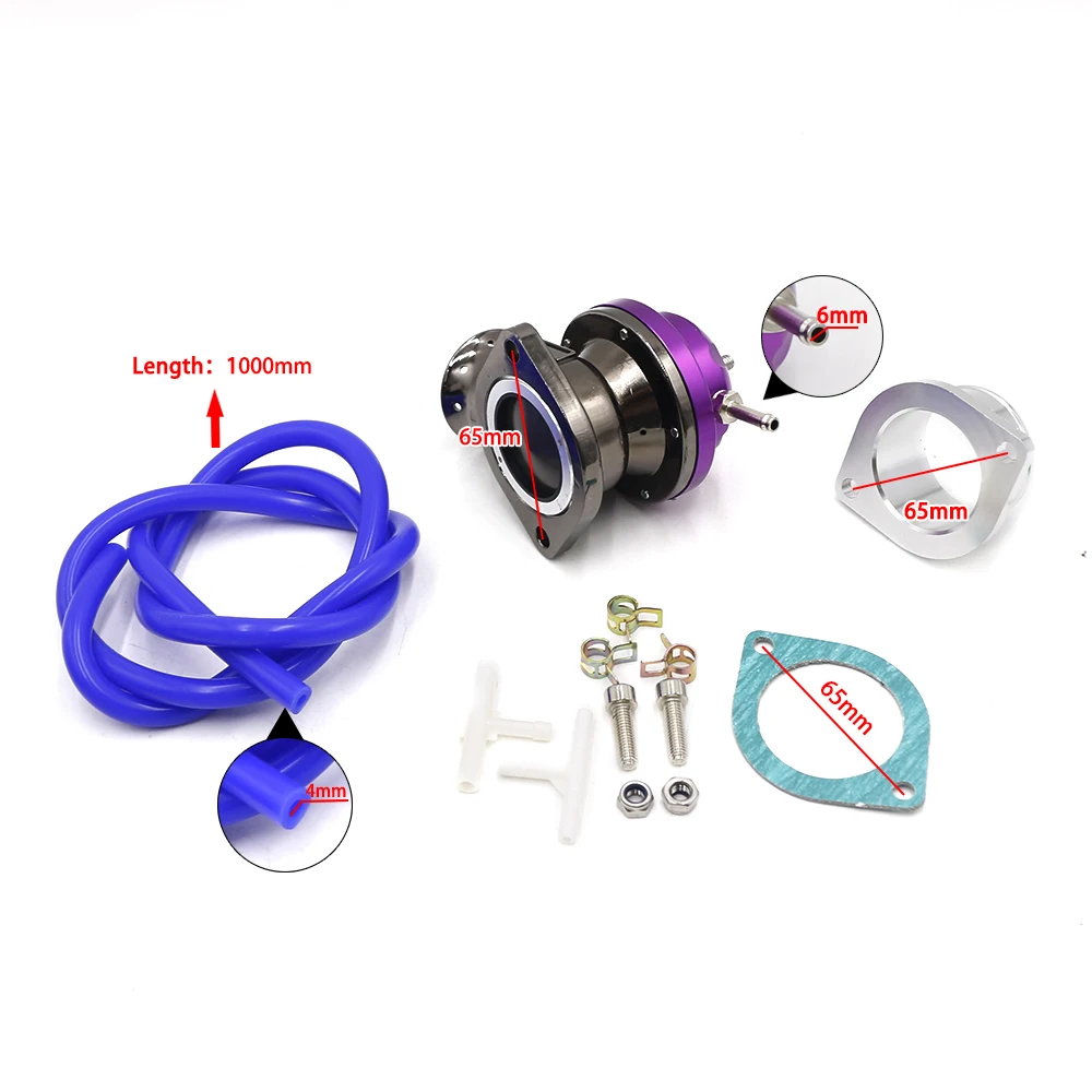

25psi BOV Blow dump/Blow off adaptor CNSPEED Universal Type-RS Turbo Blow off Valve Adjustable YC100370