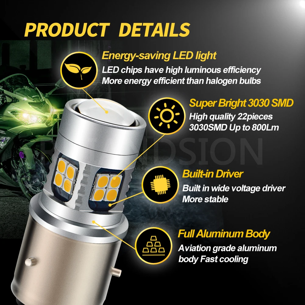 Рисунок 3 - Аксессуары для мотоциклов RUIANDSION 3030SMD BA21D