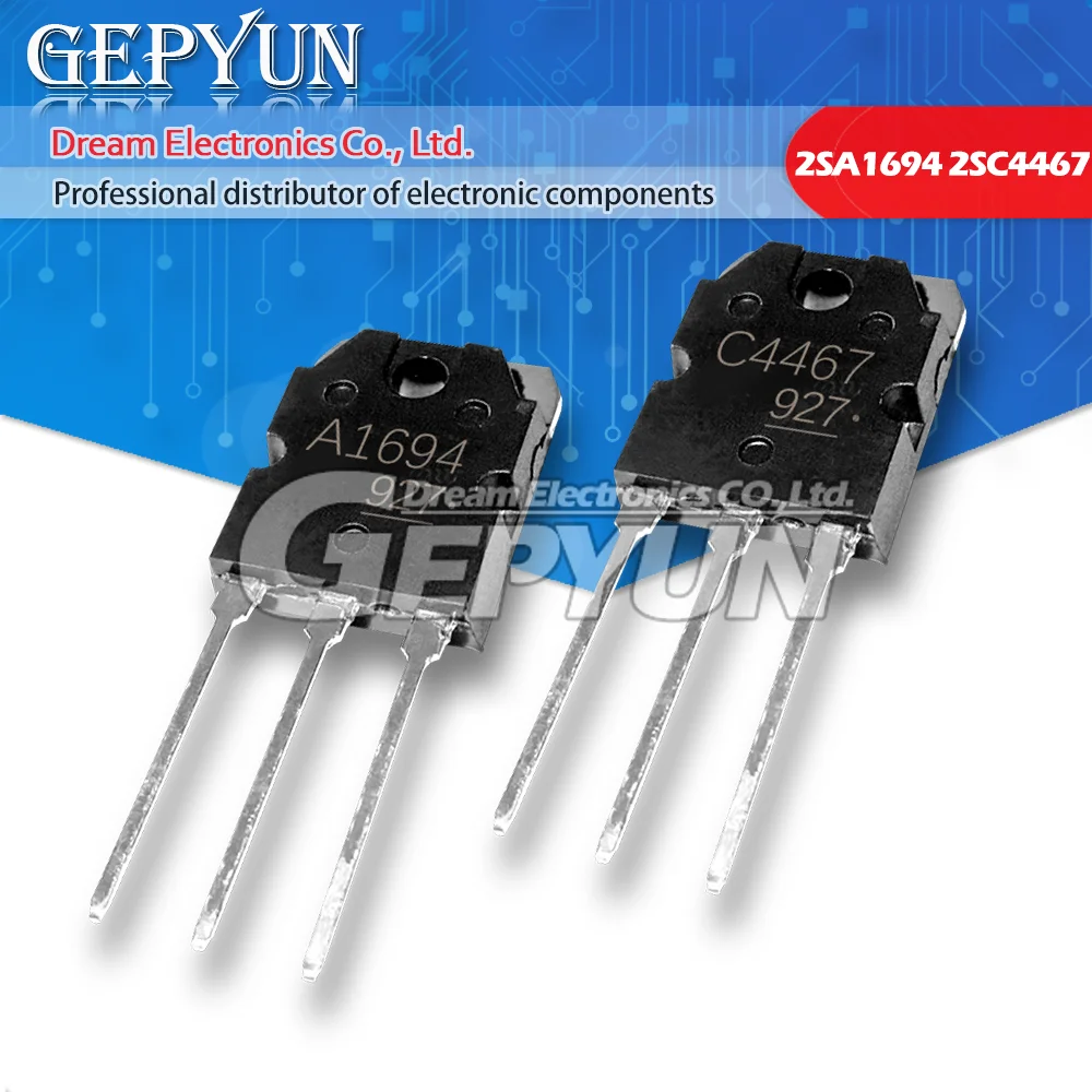 10PCS 2SA1694 2SC4467 TO-3P (5PCS A1694 + 5PCS C4467) TO3P neue original